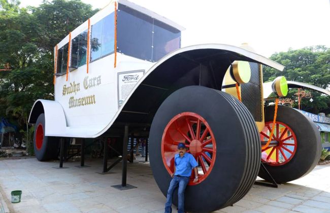 sudhakarcreatesanotherrecordbydesigning26fttallcar